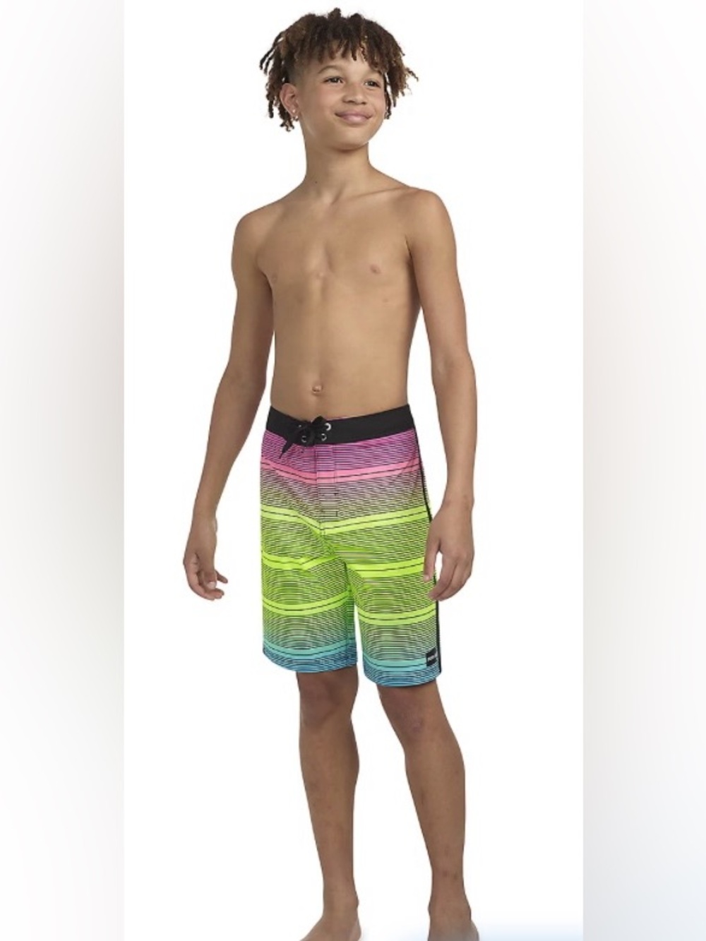 Hurley  Big Boys “Shoreline Board Shorts”
Vibrant Rainbow Fade   Size 12